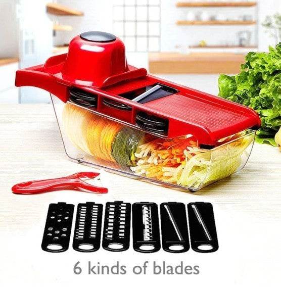 Stainless Steel 6 Blades Vegetable Slicer - Big J's Showstoppin' Store